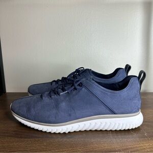Cole Haan Blue Leather Grand Motion Sneakers Sz 10.5 Mens